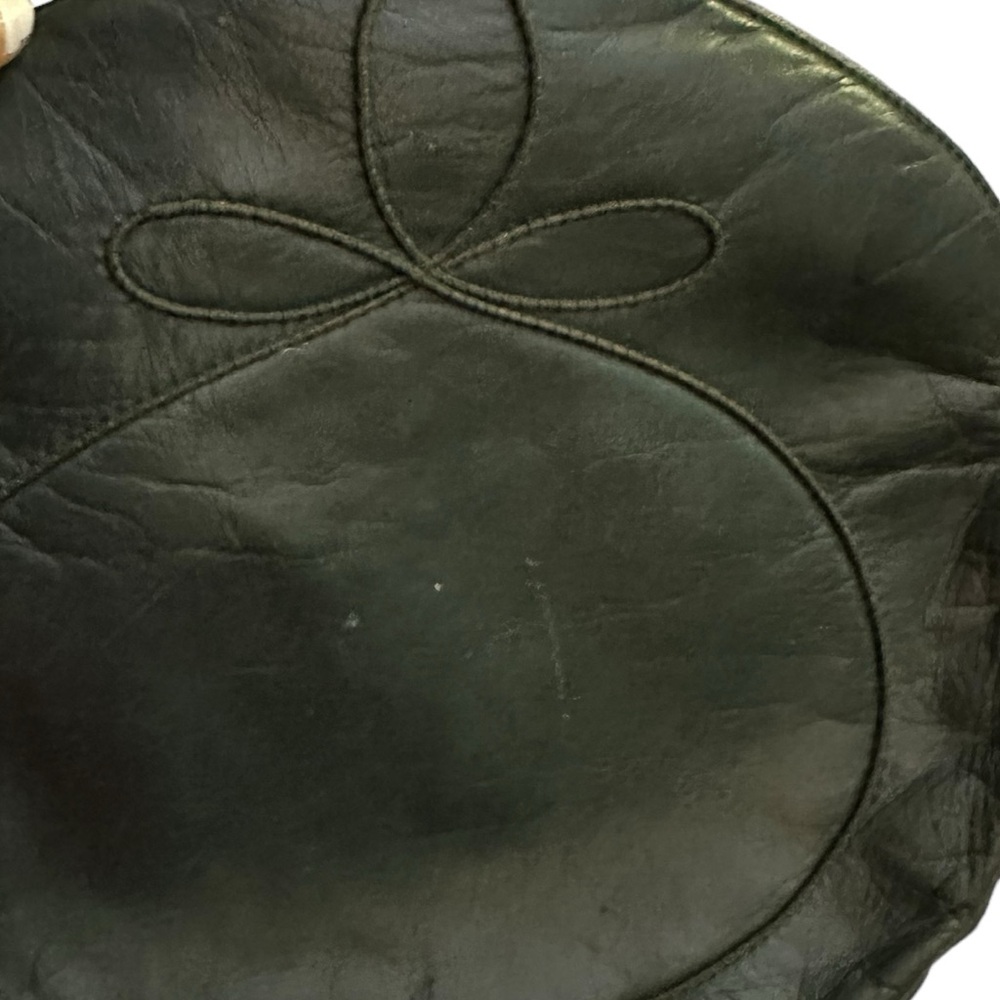 Charles Jourdan *Vintage Mini Crossbody Dark Forest Green - Picture 7 of 11